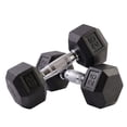 thumbnail image 1 of Mancuernas Hexagonales ZY-RD252 Cromadas 25lb 11.33 kg, 1 of 7