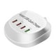 thumbnail image 2 of Adaptador De Estación De Carga Rápida Para Estación De Carga De Tableta De Teléfono Móvil Portátil Con Cargador Usb De 4 Puertos Advancent EL017464-04, 2 of 5