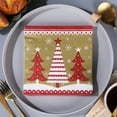 thumbnail image 5 of kladzum Christmas Colored Printed Napkins Party Napkins Party Ambiance Napkins Disposable Napkins Xmas Party Decorations, 5 of 6