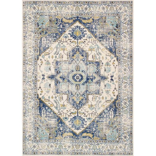 4 x 6 Pi Chelsea Machine de Conception Faite & Tapis de Métier à Tisser de Puissance&44; Ivoire