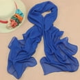 thumbnail image 2 of Weikingp Scarf for Women Womens Solid Color Chiffon Silk Scarf Candy Color Scarf Neck Scarf Warm Scarf () G Polyester, 2 of 3