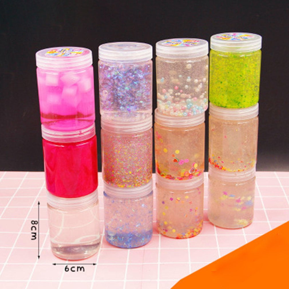 Crystal Mud Kid Clay Toy Slime Relax Non Sticky Stress Relief Super