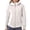Beige, variant on Zip Up Hoodies for Women 2025 Long Sleeve Plain Full Zipper Thick Hooded Sweatshirt Jacket Coat Outerwear