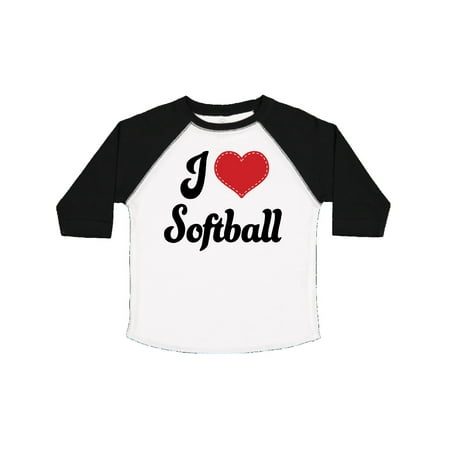 

Inktastic Softball Sports Gift for Girls Gift Toddler Toddler Girl T-Shirt