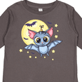 thumbnail image 4 of Inktastic Halloween Bat Boys or Girls Long Sleeve Toddler T-Shirt, 4 of 5