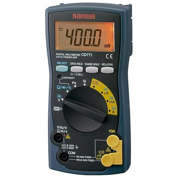 Sanwa Electric Instruments CD771 Digital Multimeter with Backlight
