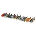 thumbnail image 6 of 10PCS Multi Jointed Fishing Lures Wobblers Swimbait Hard Bait Tackle, 6 of 11