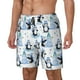 thumbnail image 1 of Fotbe Playful Penguins and Snowmen Traje de Baño para Hombre – Shorts de Natación de Secado Rápido con Forro y Bolsillos-X-Large, 1 of 6