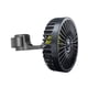thumbnail image 1 of Kenally Ventilador de 3 velocidades para coche, dispositivo de refrigeración portátil para vehículos de viaje de verano Kits de molduras para tableros de automóviles F407 Asiento trasero Kenally VI015464-04B, 1 of 6