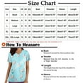 sdhkgrrt Polyester Shirts For Women,Women's Fashion Vneck Print Short
