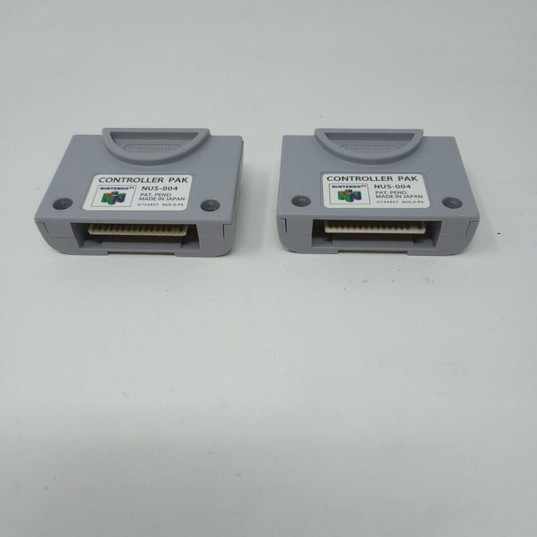 Set of 2】N64 Controller pak pack NUS-004 OEM Official Set of 2】N64 Controller pak pack NUS-004 OEM Official