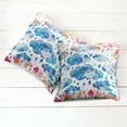 thumbnail image 6 of Ambesonne Modern Throw Pillow Cover 2 Pack, Rainy Clouds and Raindrops, 16", Blue Pink Orange, 6 of 7