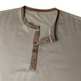 thumbnail image 6 of hotojiny Mens Henley Shirts Stylish Short Sleeve Casual Summer Basic T Shirts Classic Fit Button Vintage Lightweight Tee Tops, 6 of 6