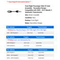 thumbnail image 2 of Front Right Passenger Side CV Axle Assembly - Secondary Design - Compatible with 2005 - 2013 Mazda 3 Automatic Transmission 2006 2007 2008 2009 2010 2011 2012, 2 of 2