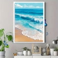 thumbnail image 4 of Qisvanset Ocean Waves Beach Landscape Canvas Wall Art 15.75x11.81 INCHES, 4 of 8