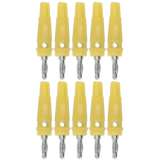 Banana Plug Connector,10pcs/set 4mm Banana Plug Banana Plug Adapter