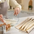 thumbnail image 2 of Shoreew Bread Ball Fermentation Cloth Cotton Baguette Pad Thick Undyed Unbleached European French Bread Making Fabric for Vertical Fermentation Crust Formation, 2 of 7
