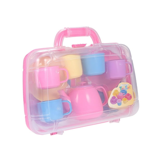Le Toy Van Juego De Té De Madera | 12 Piezas Con Bandeja | Diseño De Fresas | Juguete Montessori Para Niños De 2+ Años