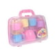 thumbnail image 2 of Juego de fiesta de té Montessori, juguete sensorial con funda de transporte, tetera, juegos de tazas de té para el hogar, regalo, accesorios para sala Rosa, 2 of 8