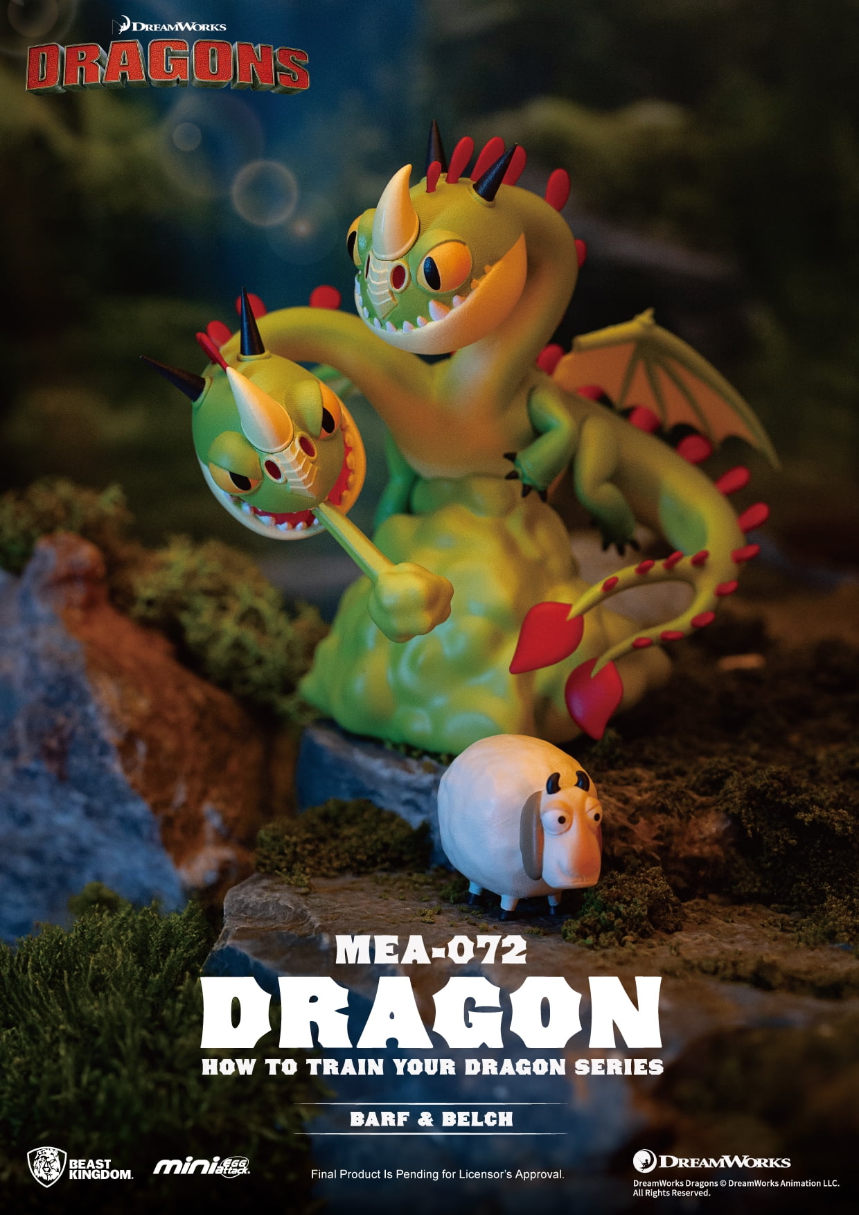 How to train your dragon series Blind box set (6 pcs)