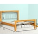 thumbnail image 3 of Cama Matrimonial de Madera de Maple Mobilkraft Modelo 741 Matrimonial Estilo Contemporaneo, 3 of 4