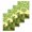 Yellow/Green, variant on St. Patrick's Day Kitchen Dish Towels for Drying Dishes Set of 2, Green Lucky Clovers Dog Waffle Weave Microfiber Hand Tea Bathroom Towels Quick Dry & Absorbent Towel 12x12