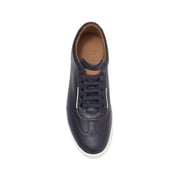 Bally Baxley 6230469 Mens Ink Bovine Leather Sneakers MSRP $500 (11.5)