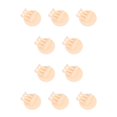 thumbnail image 1 of Bewildely Gancho adhesivo sin costuras Ganchos para colgar Estante para colgar Suministros de cocina Ganchos Soporte para llaves montado en la Beige 10piezas, 1 of 6