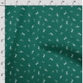 thumbnail image 3 of Soimoi Floral & Leave Printed, Poly Canvas Fabric, Decor Sewing Fabric by The Yard 56 Inch Wide,Decorative Fabric for Curtains Tote Bags, White & Green, 3 of 5