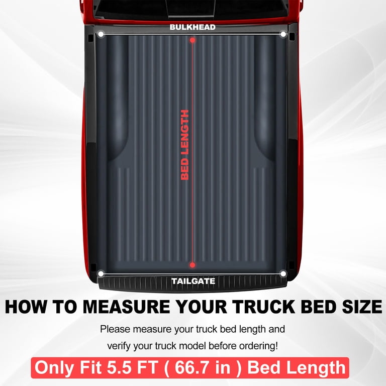 Soft Tri-Fold Tonneau Cover For 2022-2025 Tundra 5.5ft Bed - PRX3 Marine Grade Vinyl