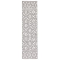 SAFAVIEH Kilim Chloe Tribal Runner Rug, Grey/Ivory, 2'3" x 9'