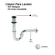 thumbnail image 2 of Cespol Desagüe Para Lavabo Alfa Cromado de Acero Inoxidable Con PopUp, 2 of 4