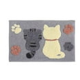 thumbnail image 1 of Advancent Alfombrilla de baño bonita y multifuncional, amplia aplicación y antideslizante, bonita alfombrilla para puerta de baño con dibujos Decoración del hogar gato de espalda, 1 of 6