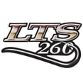 thumbnail image 2 of Triton Boat Raised Emblem Decal 200336 | LTS 260 Silver Red Gold Sticker, 2 of 3