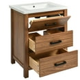 thumbnail image 5 of Furvclv Bathroom Vanity With Ceramic Sink Large Storage Space Easy Assembly Natural Wood Corner Cabinet For Apartment Guest Bathrooms, 5 of 8