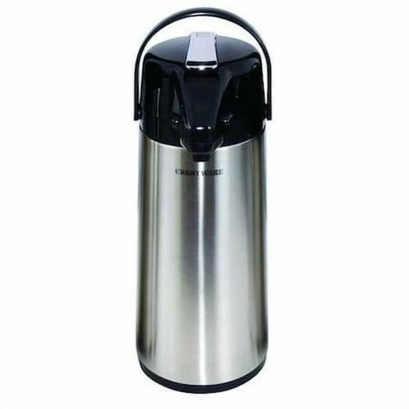 Crestware Leaver Airpot, SS Lined, 3.0 Liter