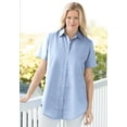 thumbnail image 3 of Woman Within Plus Size Petite Perfect Short Sleeve Shirt, 3 of 4