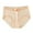 Beige, variant on Wensltd Womens Seamless Bikini Underwear Solid Color Soft Breathable Stretch Panties