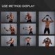 thumbnail image 4 of Entrenador de brazo tortuga de expansión de cofre ajustable (30 kg de rojo con accesorios), 4 of 7