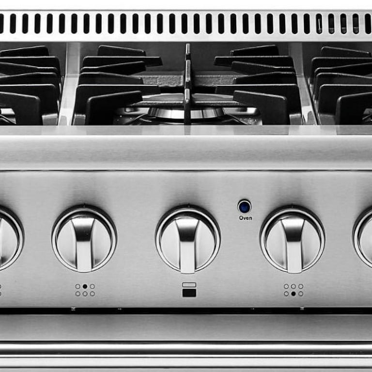 Thor Kitchen 36 in. Propane Gas Burner/Electric Oven Range, Range