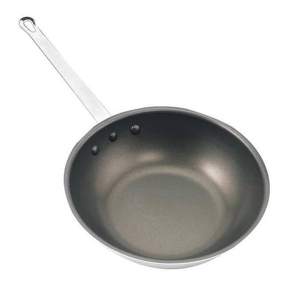 Crestware Stir Fry Wok w/Coating,12-1/2 In.,Alum WOK13