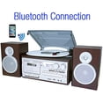 thumbnail image 4 of Boytone BT-28SPS Tocadiscos Bluetooth Estilo Clásico con Radio AM/FM, Reproductor de Cassette, Reproductor de CD, 2 Altavoces Estéreo Separados, Grabación de Vinilo, Radio, Cassette a MP3 Ranura SD US, 4 of 5