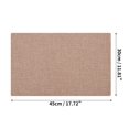 thumbnail image 2 of Unique Bargains 4 Pcs Rectangular Solid Color Flax Placemat 17.72"x11.81" Flax Color, 2 of 4