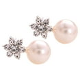 thumbnail image 4 of PAMINGONO Bridal Wedding Earrings for Women, Elegant Party Jewelry Accessory, 1 Pair, Perfect for Special Occasions, 4 of 4