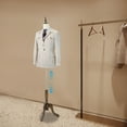 thumbnail image 4 of White Male Mannequin Torso Dress Form, Sewing Dress Model Mannequin, Mannequin Display with Tripod Stand, 59"~71" Height Adjustable, for Clothing Retail Sewing Shop, NO Arms, 4 of 18