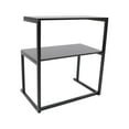 thumbnail image 5 of Miumaeov 3-Tier Printer Stand Tabletop Black Printer Rack Storage Shelves Multipurpose, 5 of 9