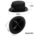 thumbnail image 4 of Chapeau Steampunk de Luxe avec Lunettes Costume Classique Gothique Cosplay Chapeau Original, 4 of 8