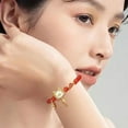 thumbnail image 2 of maskred Bracelet Extensible Dragon Chanceux Amulette Cadeau Réfléchi Bracelet Dragon Type 3, 2 of 6