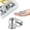 Silver, variant on 50Pcs 3/8 Rivet Nuts, 304 Stainless Steel Flat Head RIV Nuts, 3/8-16 Nut Threaded Inserts Rivnuts, Rivnuts Rivets Nutserts, Rivets for Metal Hardware Nuts, Knurled Body