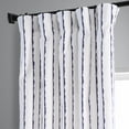 thumbnail image 4 of Sharkskin Blue Stripe Printed Cotton Curtain (1 Panel), Sharkskin Blue, 50W X 108L, 4 of 6